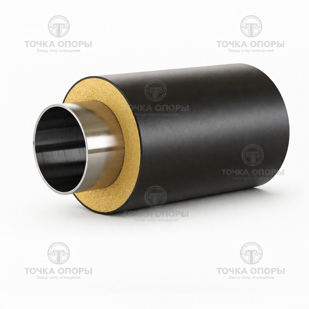 Труба стальная бесшовная в ППУ-изоляции 108х4 мм ГОСТ 30732-2006