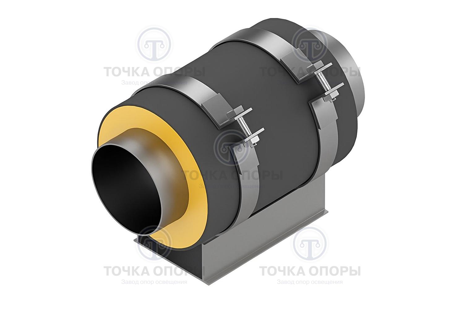 Скользящая опора СПО 133/225.200 подкладная для труб в ППУ