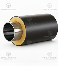 Труба стальная оцинкованная в ППУ-изоляции 530х10 мм ГОСТ 30732-2006